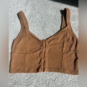 Pacsun corset style crop top size small